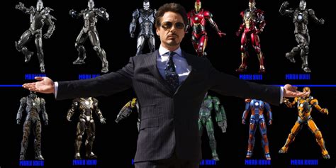 tony stark's suits|More.